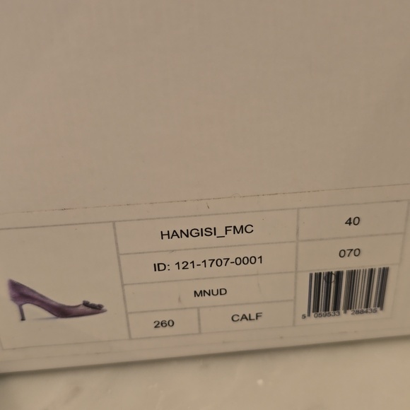 Manolo Blahnik Hangisi Heels with Crystal Embellishments - Picture 8 of 8